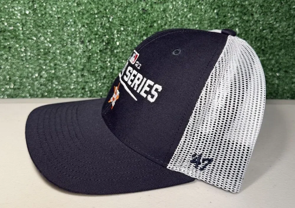 Houston Astros Hat MLB 2020-21 World Series Champions Snapback Trucker Cap New‎